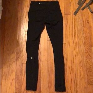Lululemon Black Full length leggings- Size 2